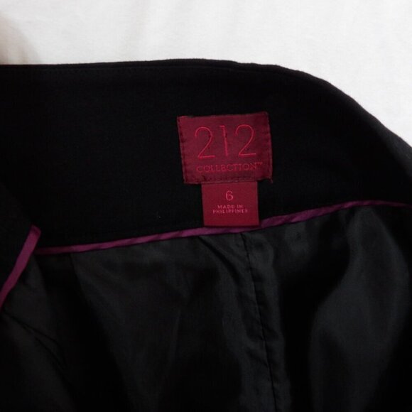 212 Collection Black Simple Pencil Skirt | size‎ 6 - Picture 3 of 8